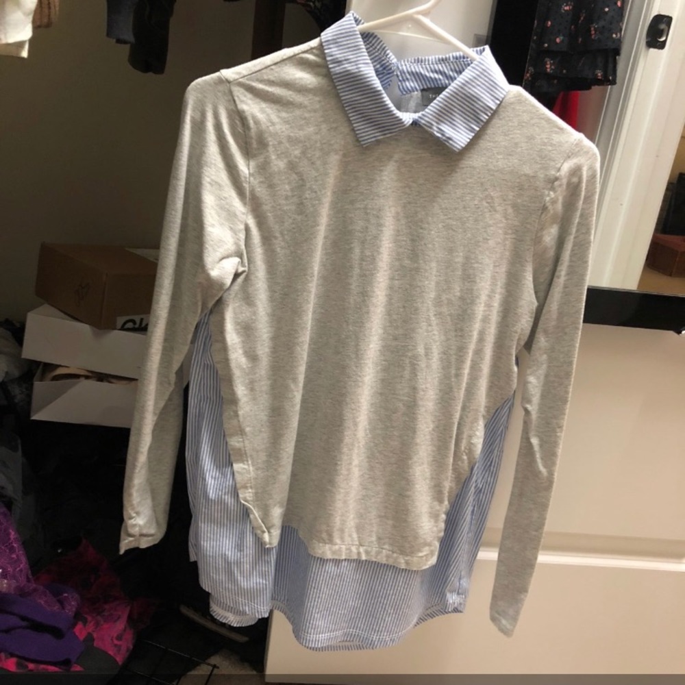 Sweater and Shirt One Piece